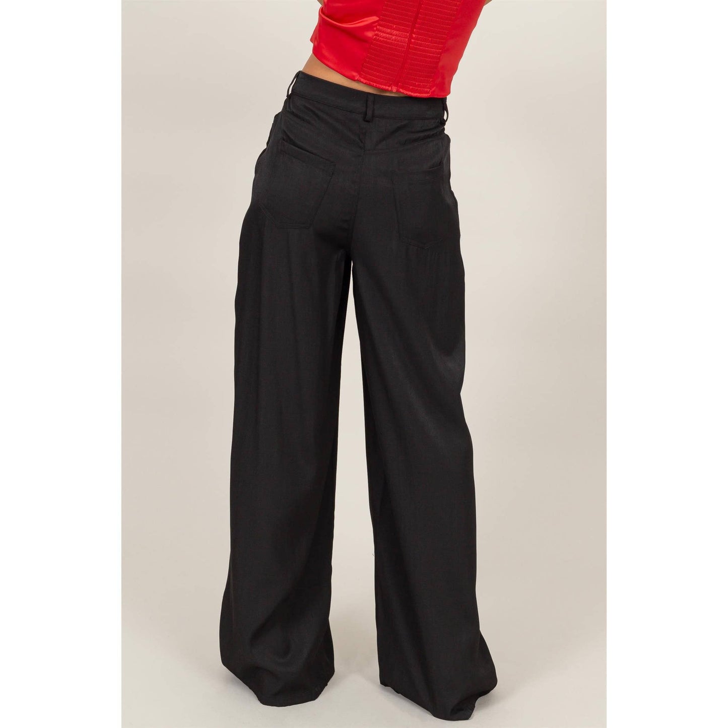 Woven Wide Leg Pant