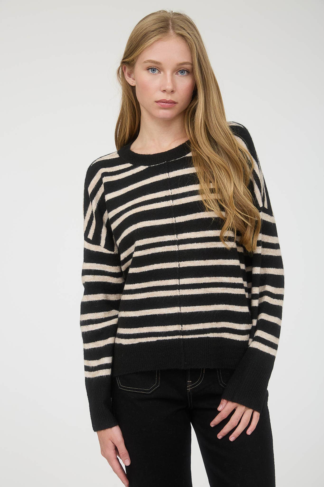 Stripe Sweater (Black)