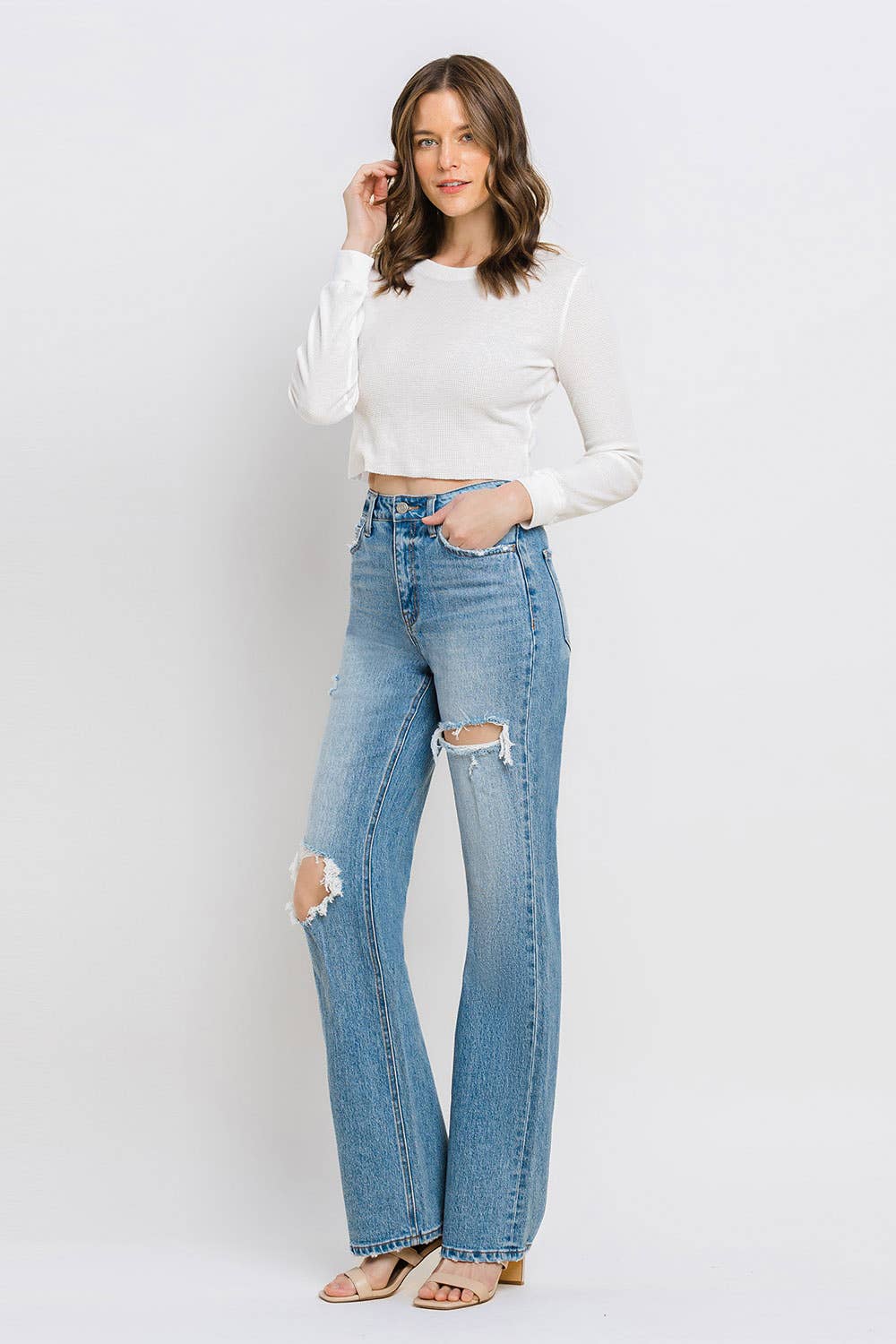Leona High Rise Denim