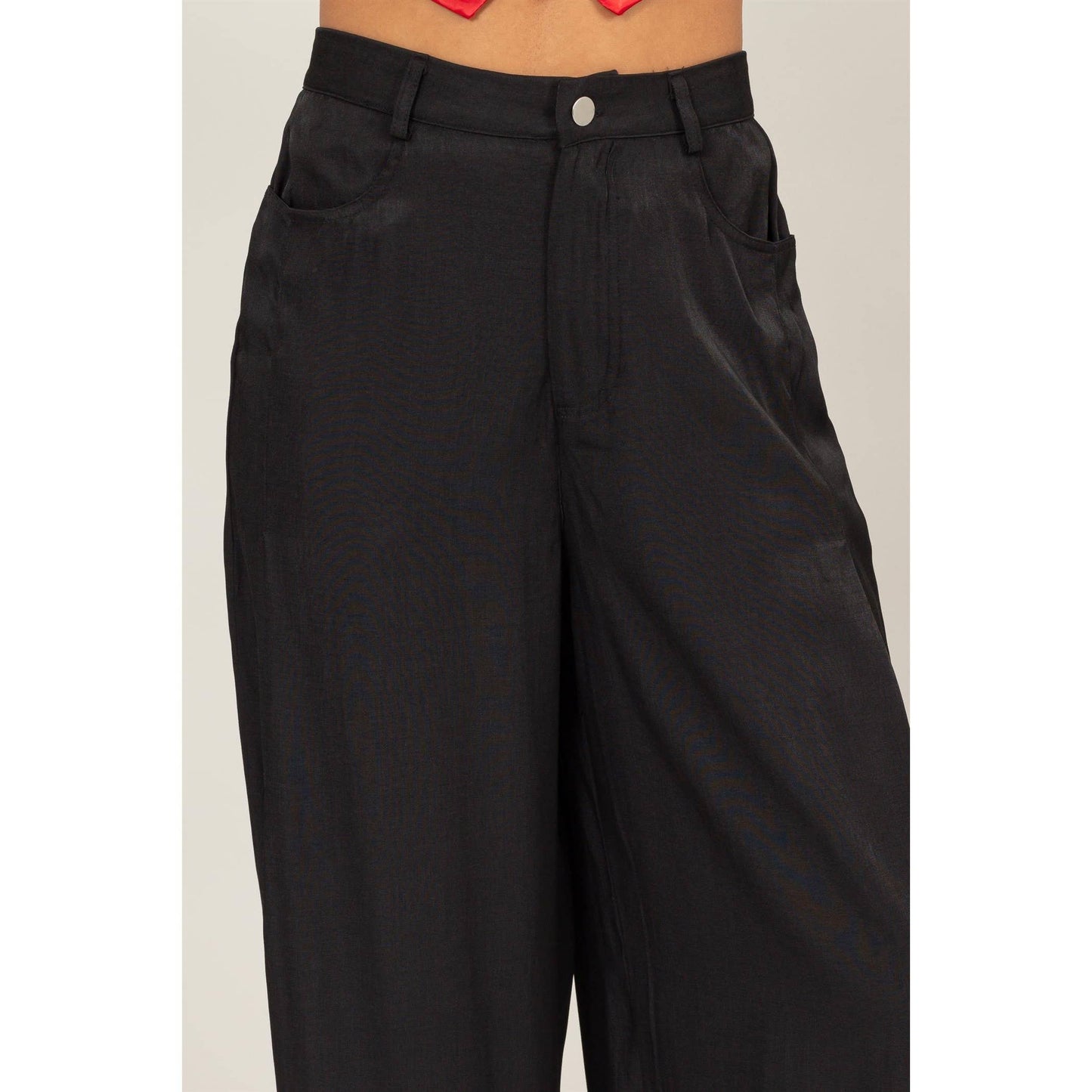 Woven Wide Leg Pant