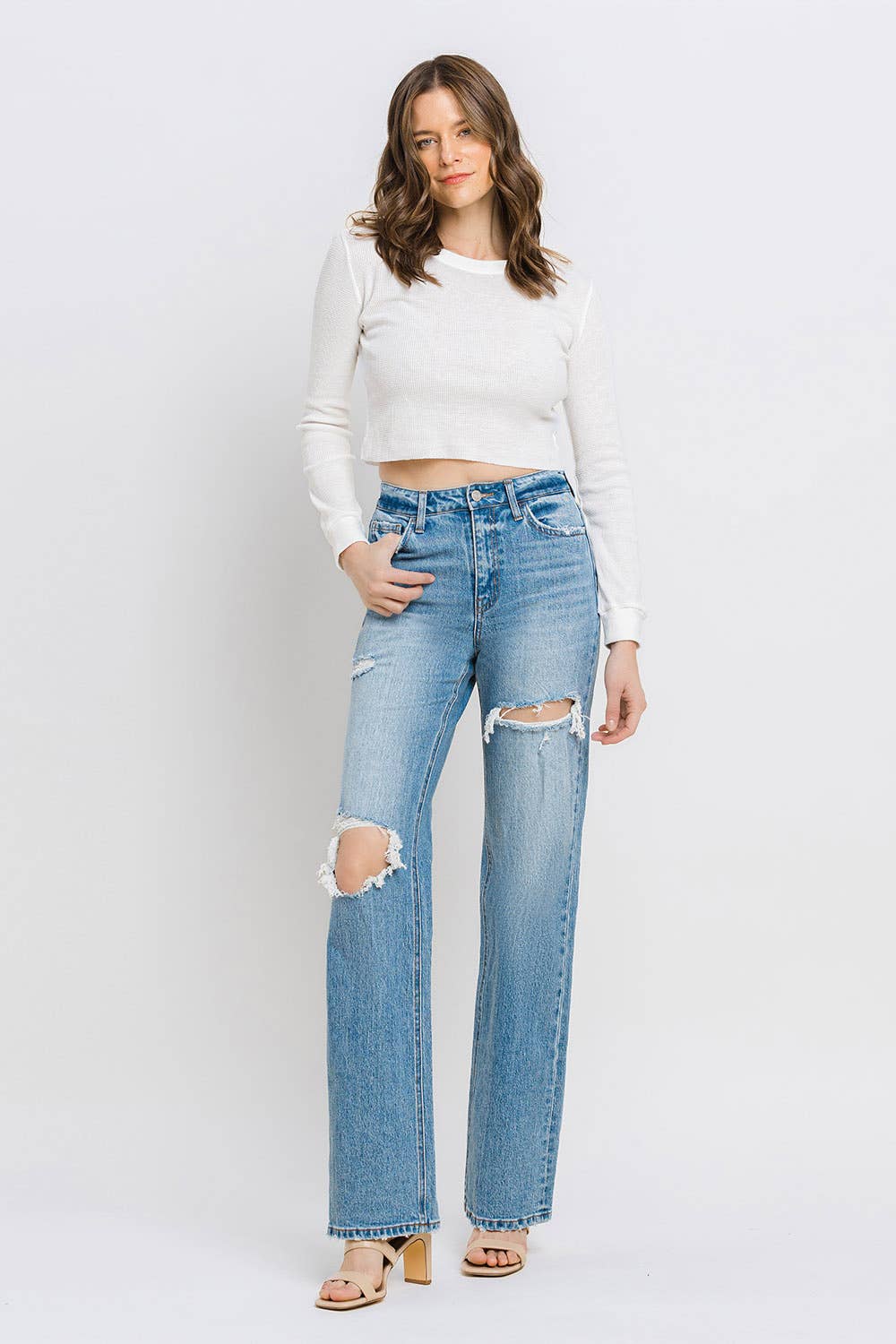 Leona High Rise Denim