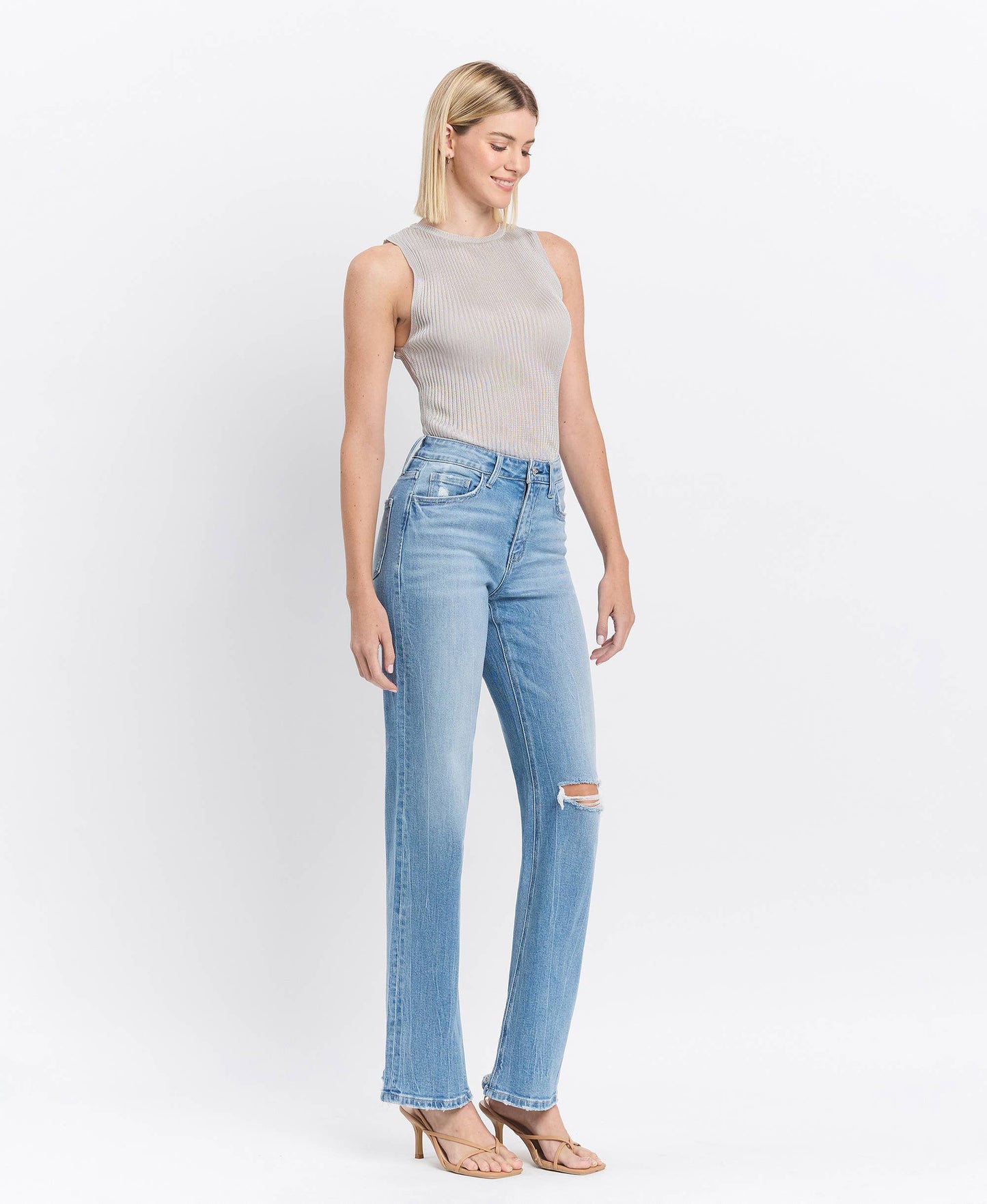 Aileeah Slim Wide Denim