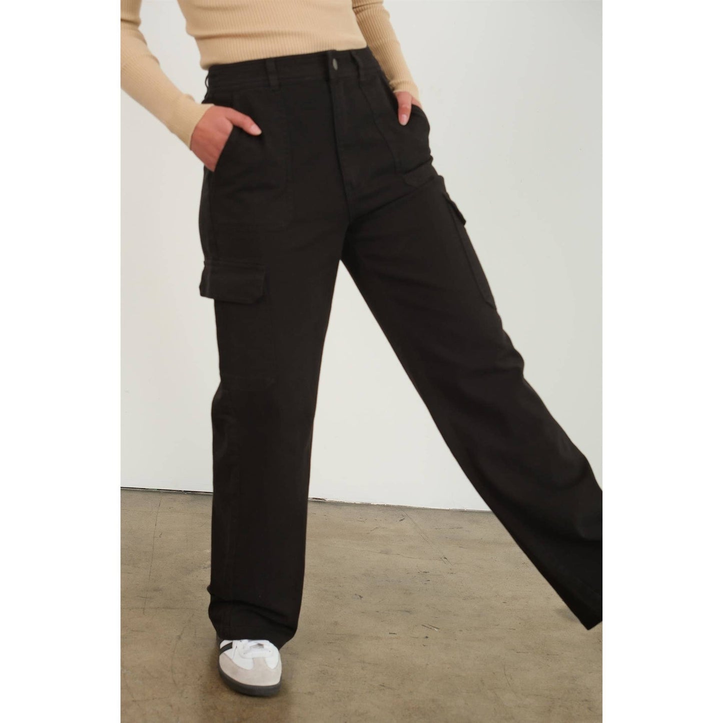 High Waist Cargo Pants