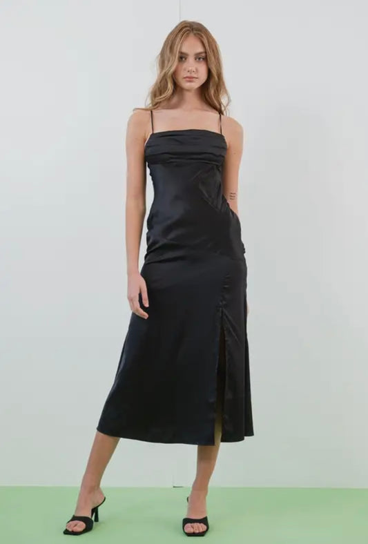 Brittnie Satin Dress