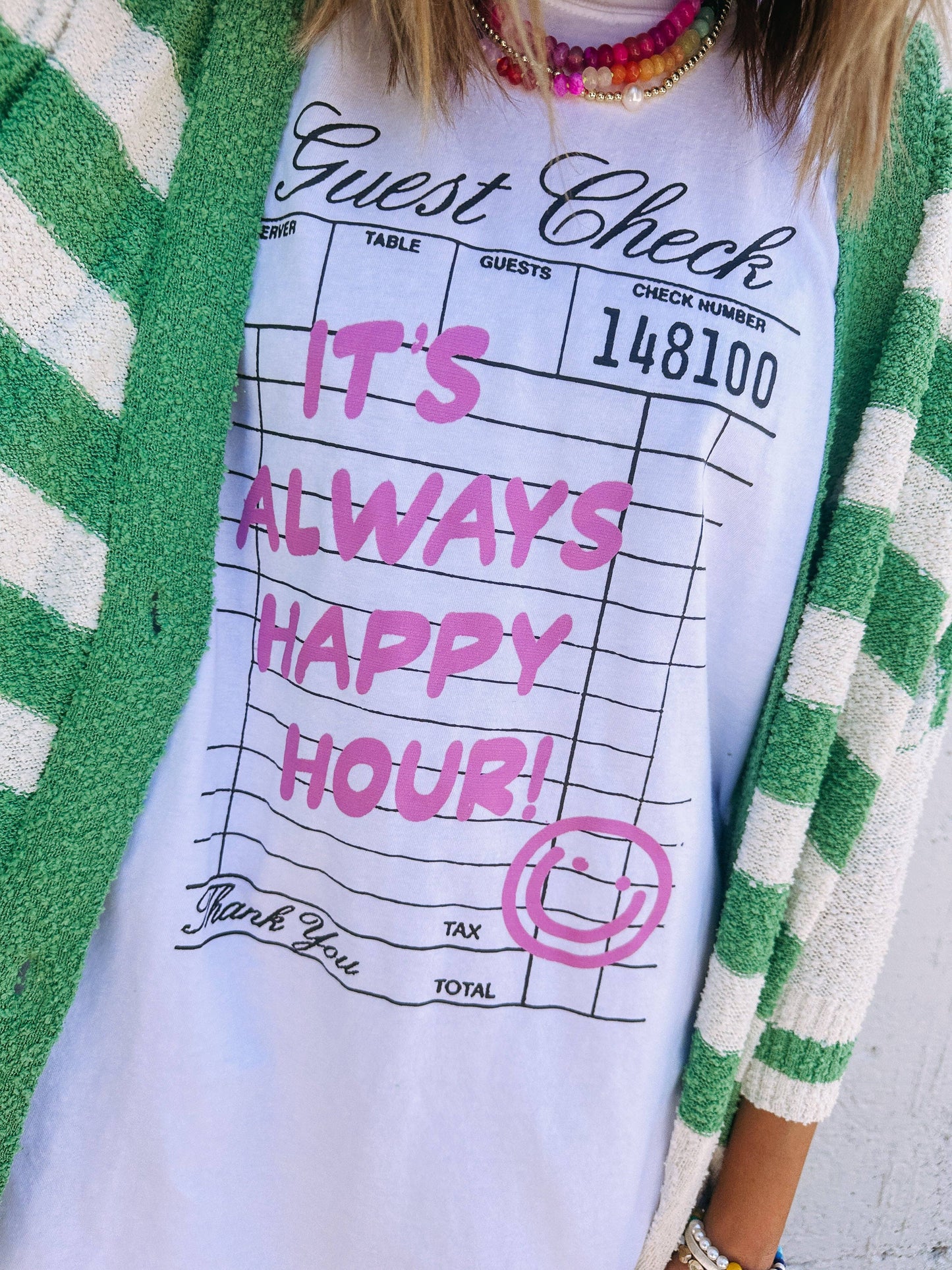 Always happy hour graphic tee