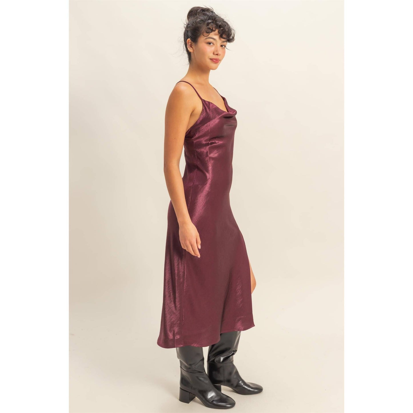 Crazy In Love Satin Dress