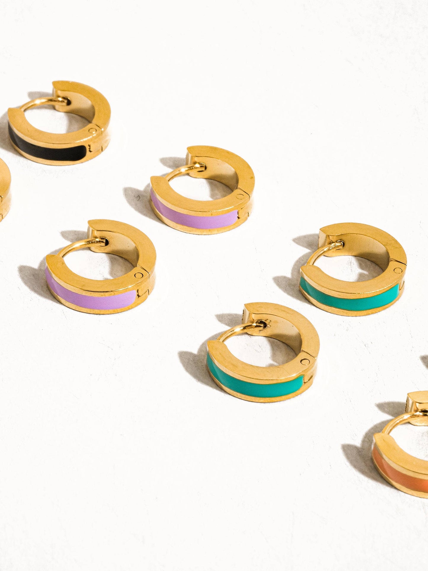 Colored Hoop Earring