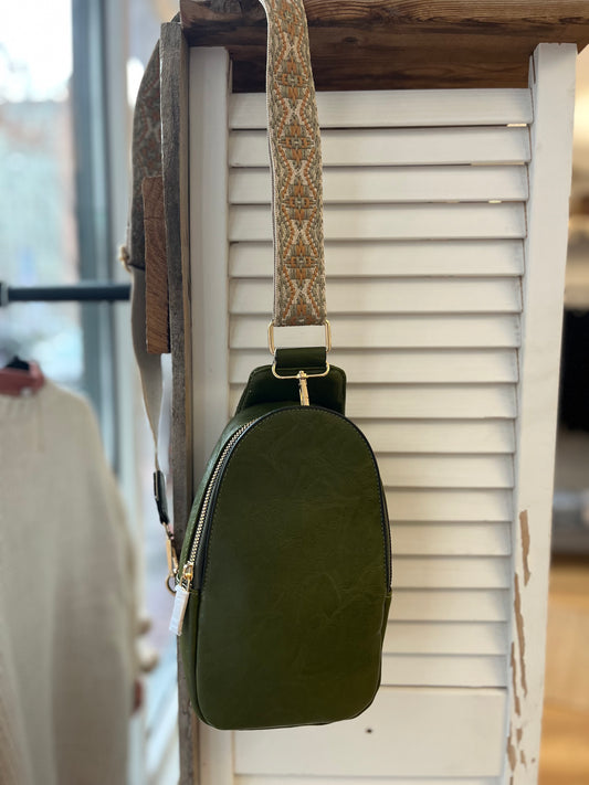 Green Crossbody