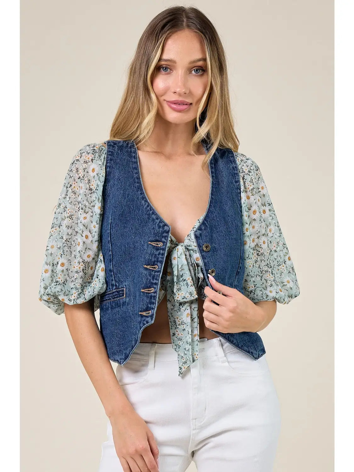 Kat Denim Vest