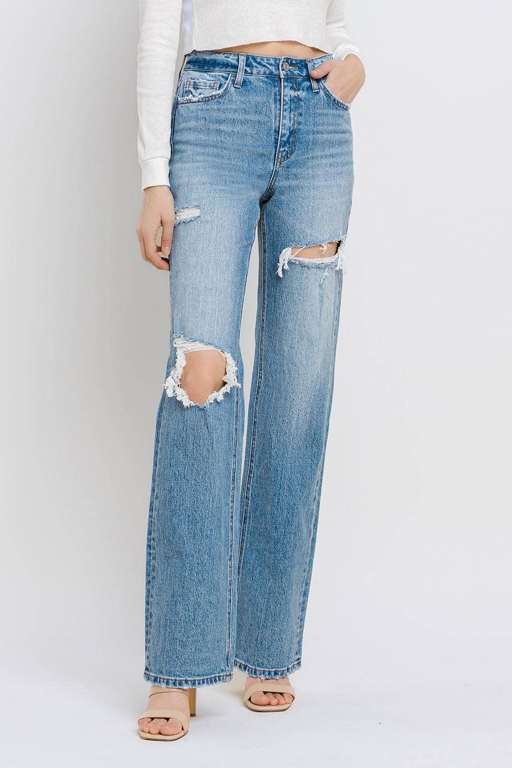Leona High Rise Denim