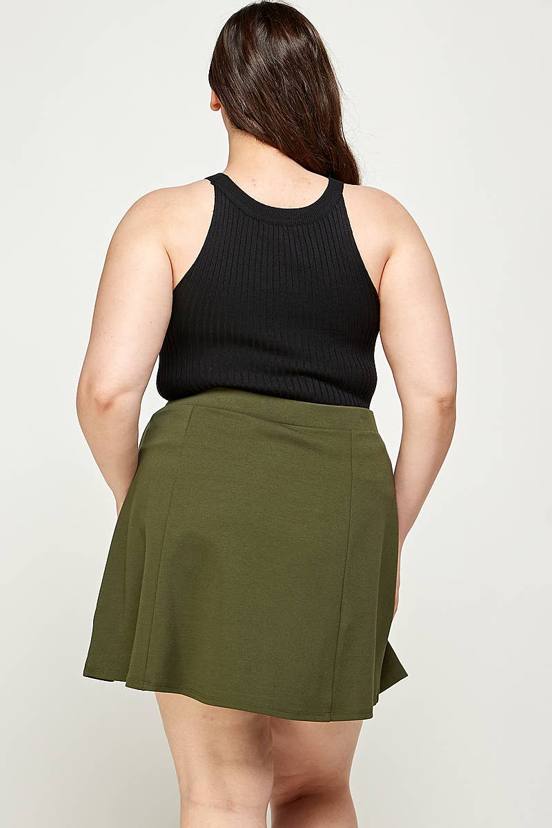Ribbed Knit Halter Top