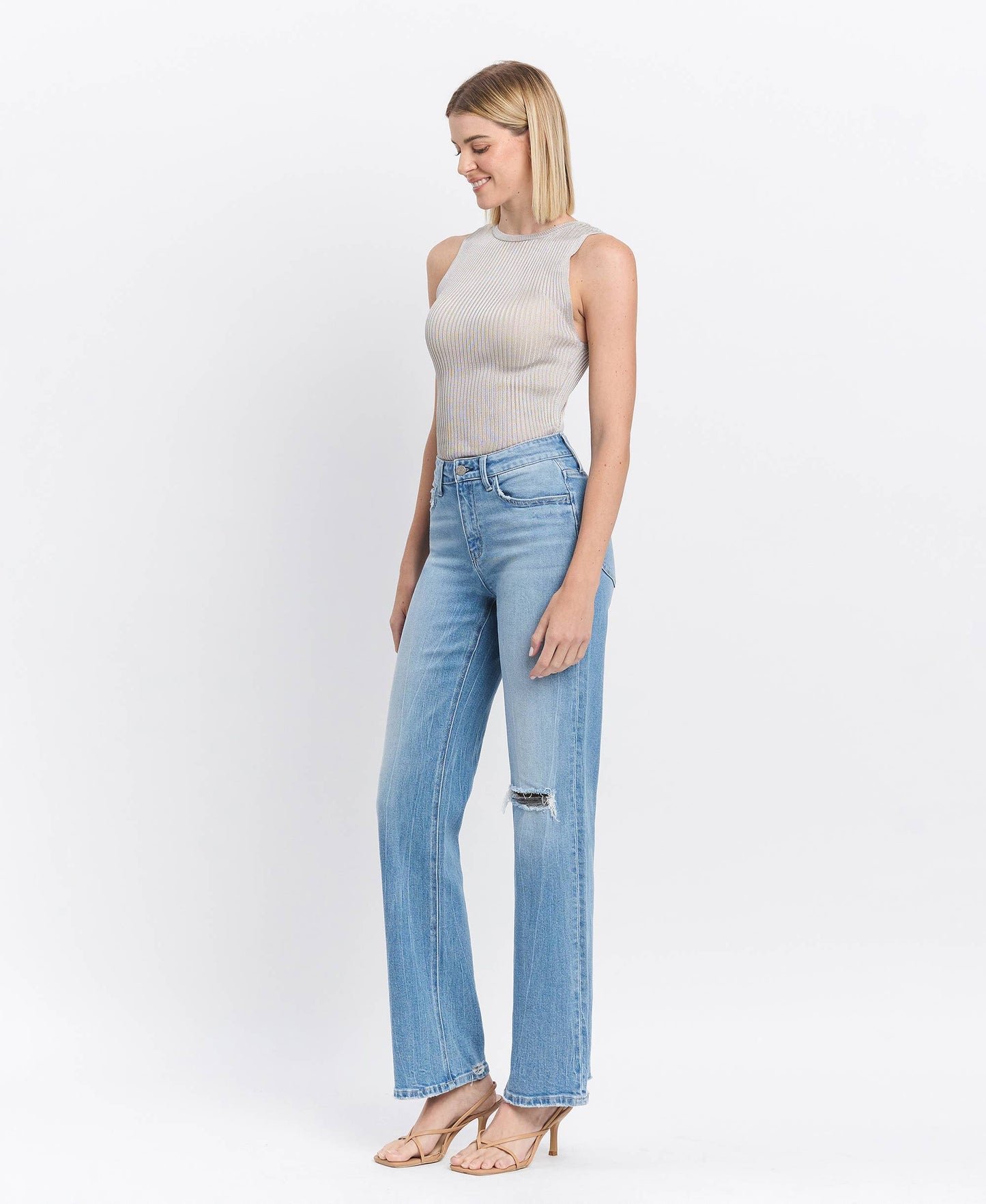 Aileeah Slim Wide Denim