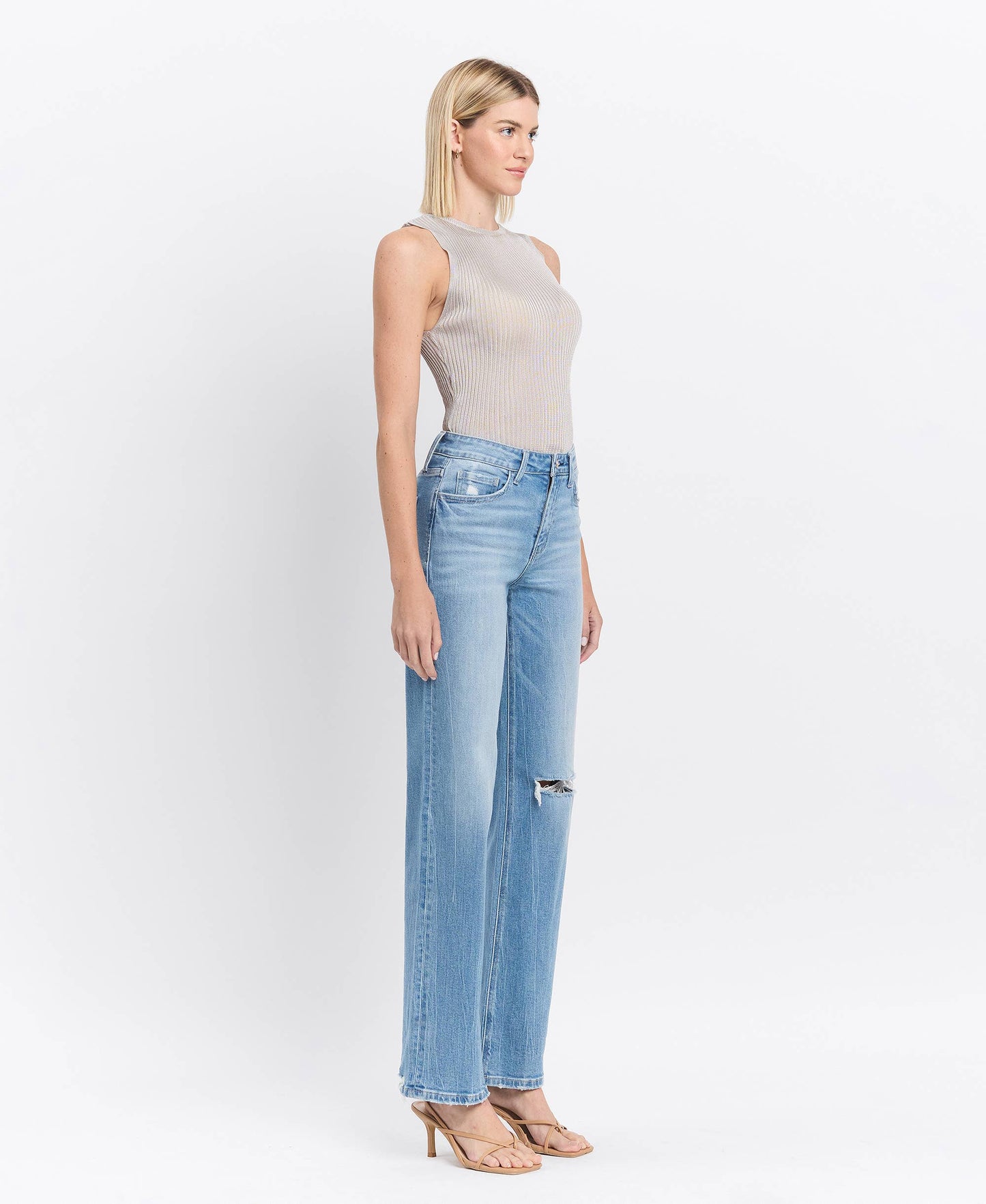 Aileeah Slim Wide Denim