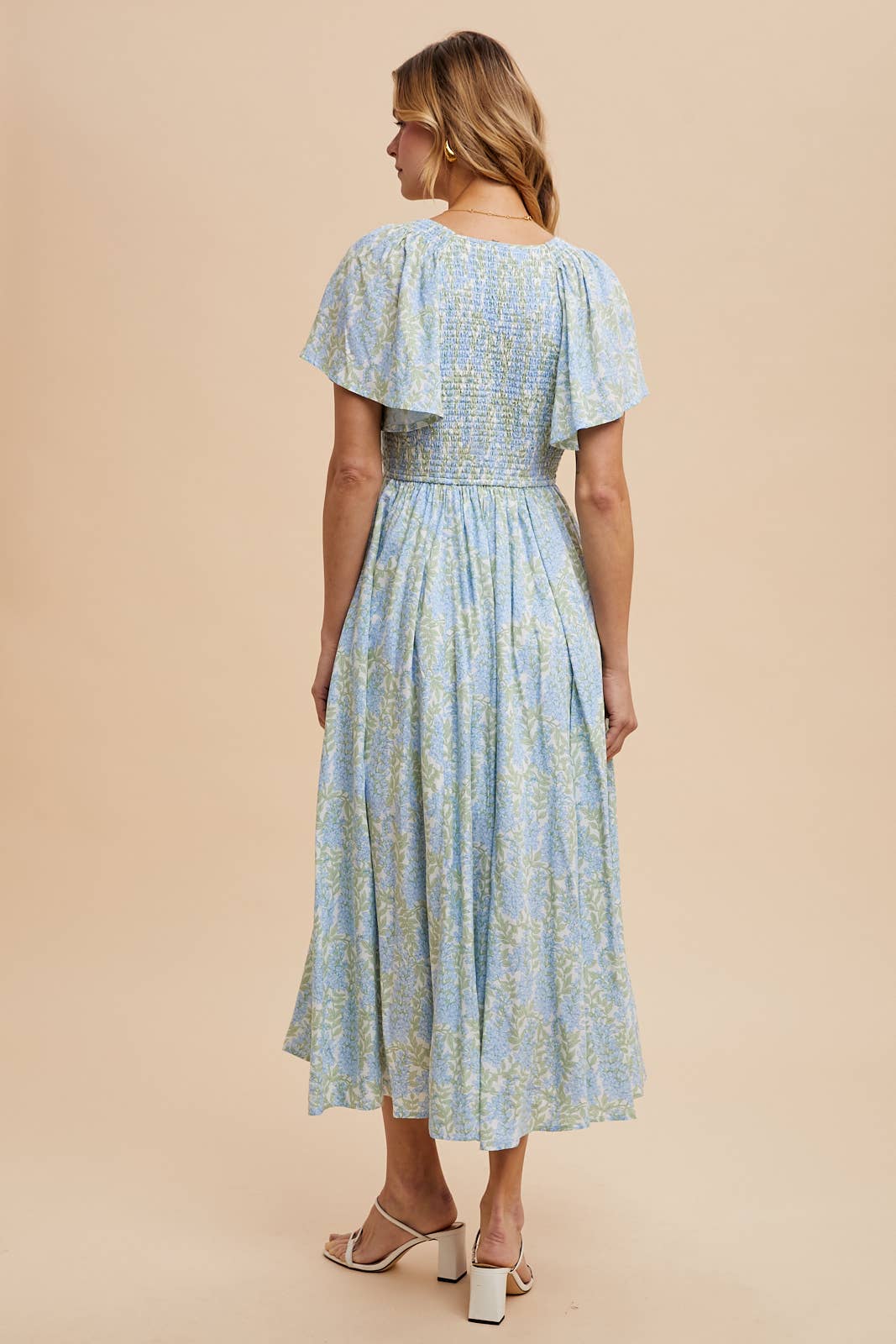 Button Down Blue Dress