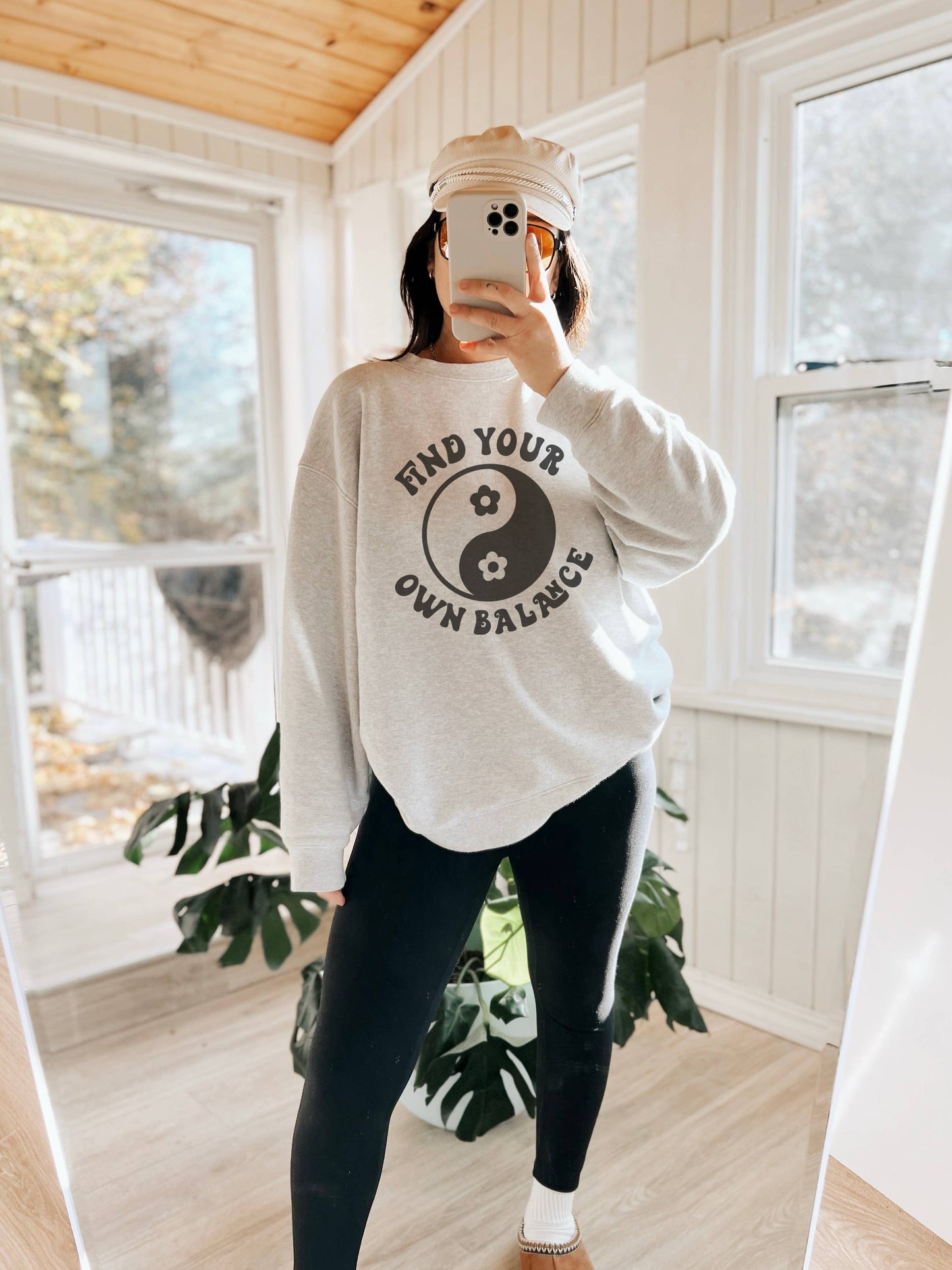 FIND YOUR OWN BALANCE CREWNECK SWEATSHIRT