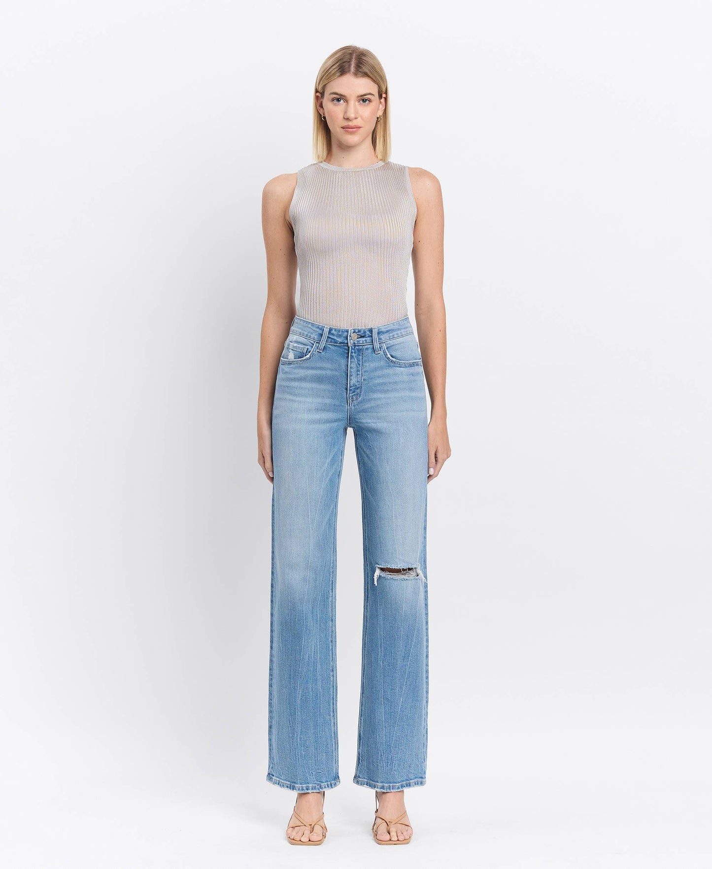 Aileeah Slim Wide Denim