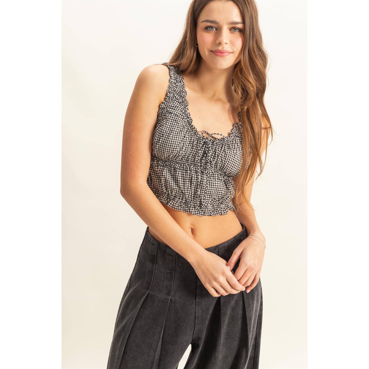 Gingham Top