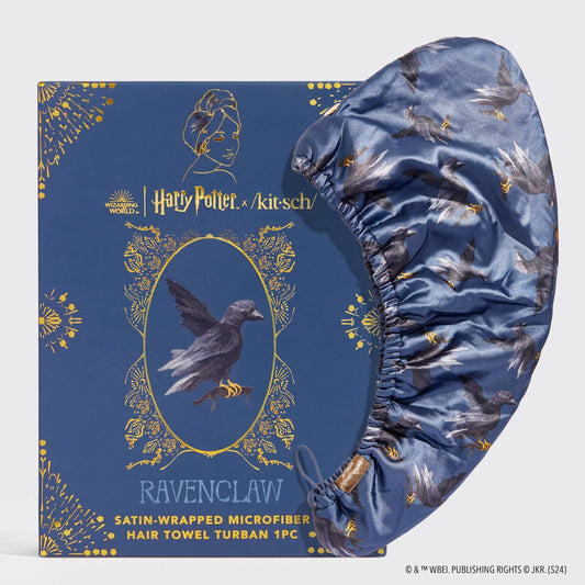 Harry Potter Satin-Wrapped Hair Towel - Ravenclaw