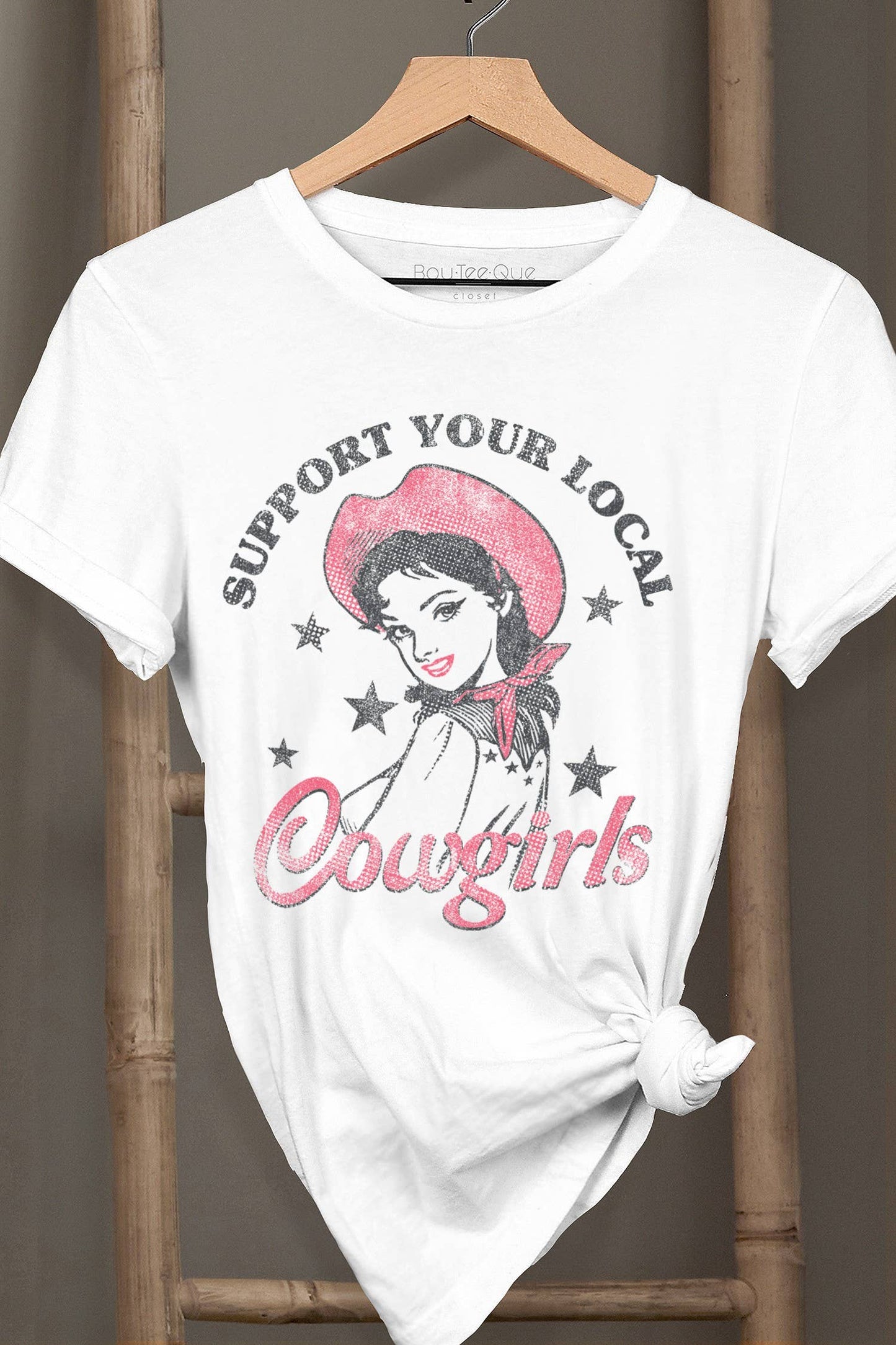 Support Your Local Cowgirl Graphic Tee