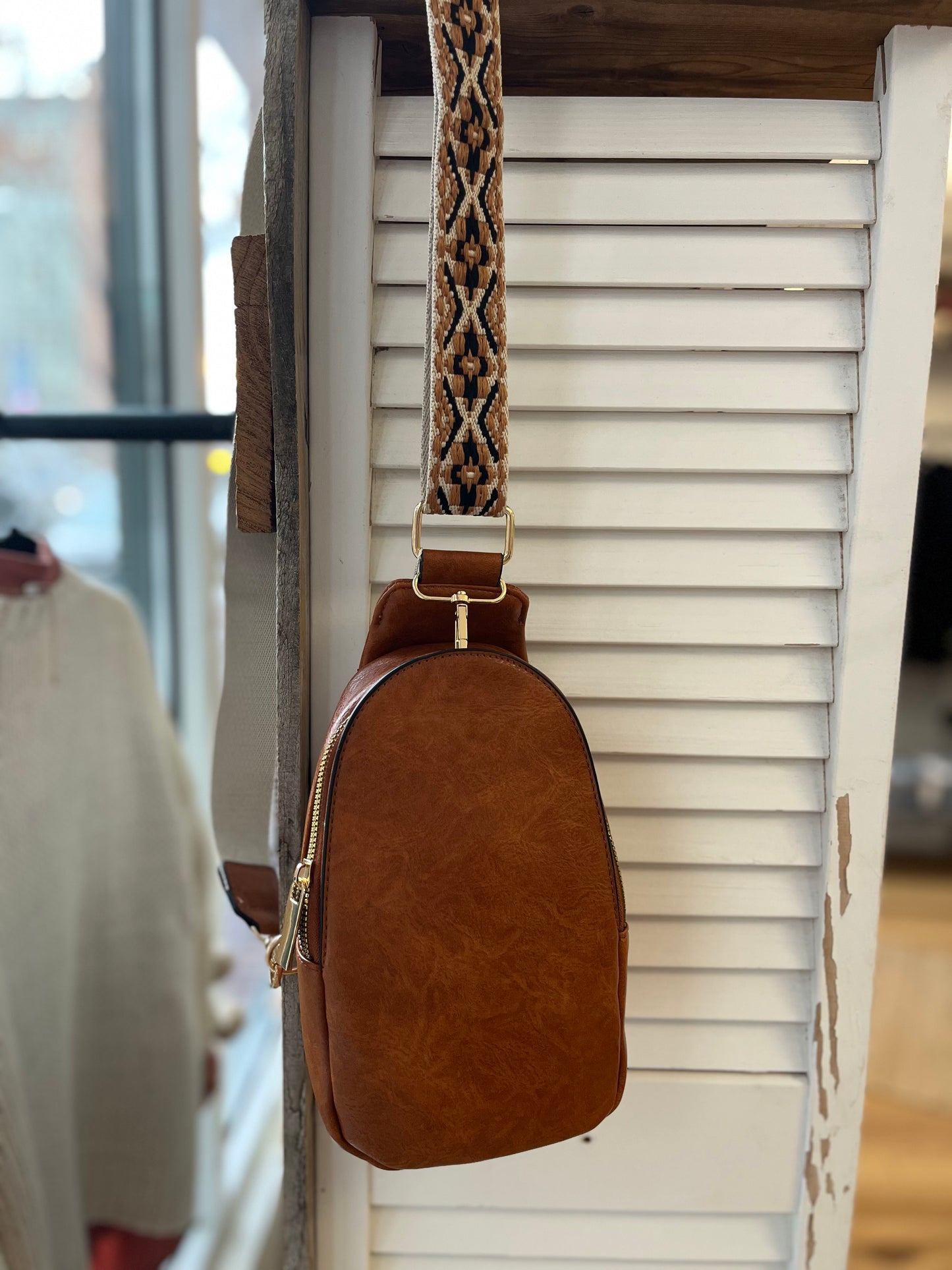 Brown Crossbody