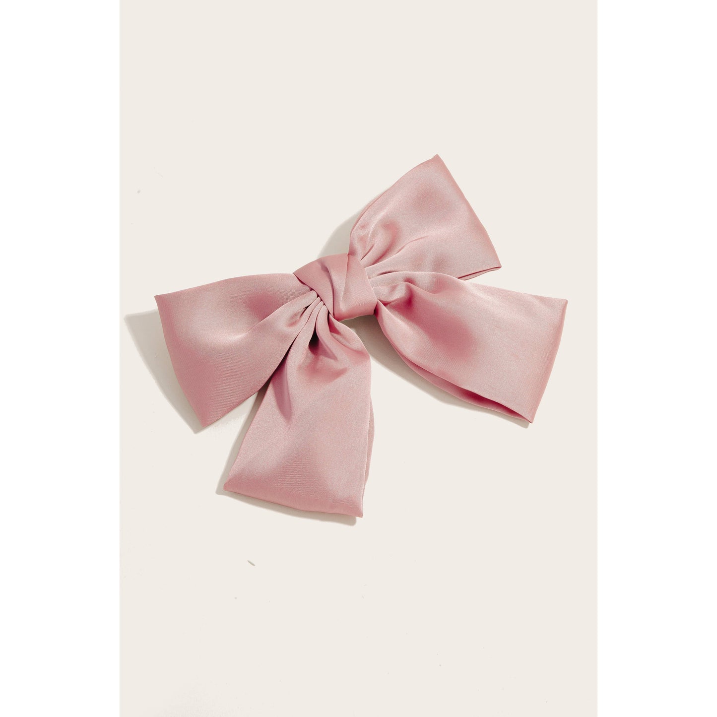 Solid Color Ribbon Bow Hair Clip