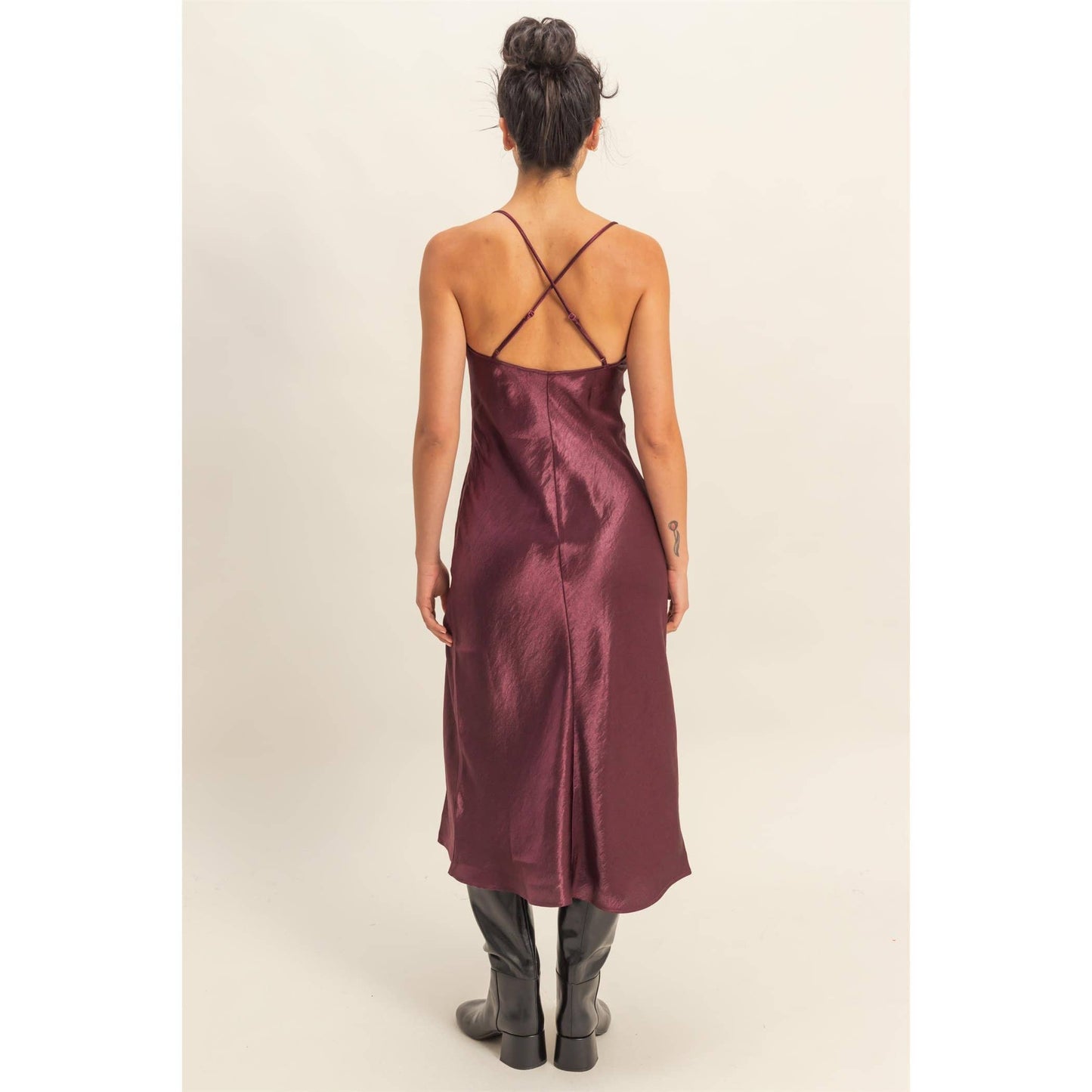 Crazy In Love Satin Dress