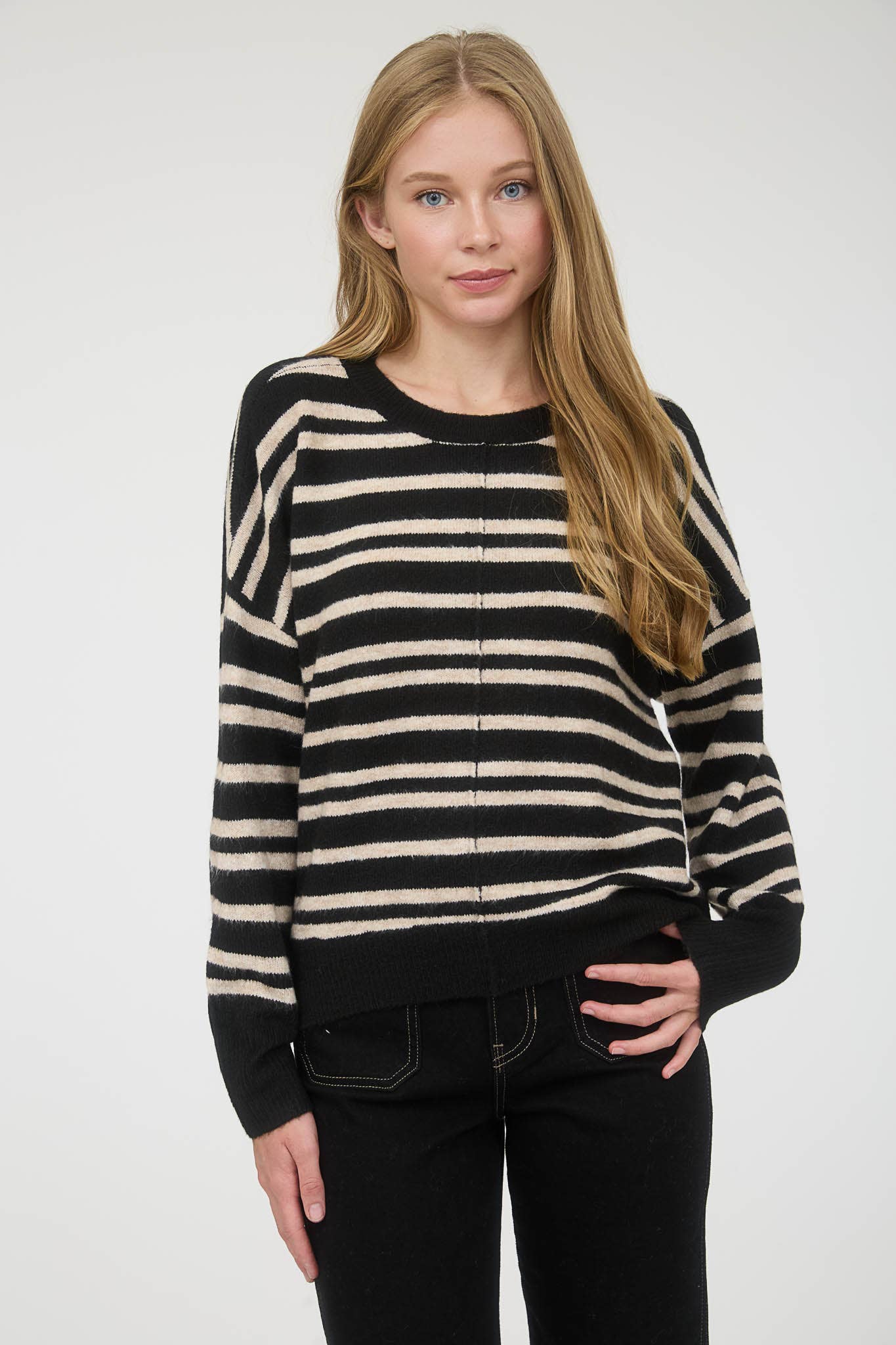 Stripe Sweater (Black)