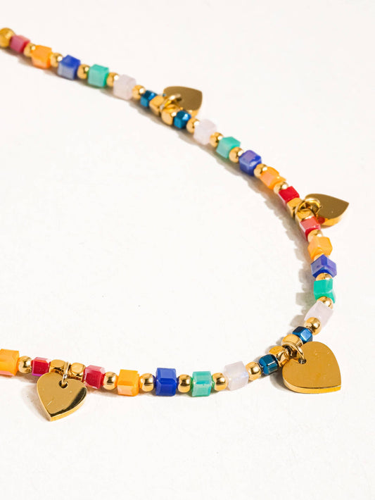 Beaded Heart Necklace