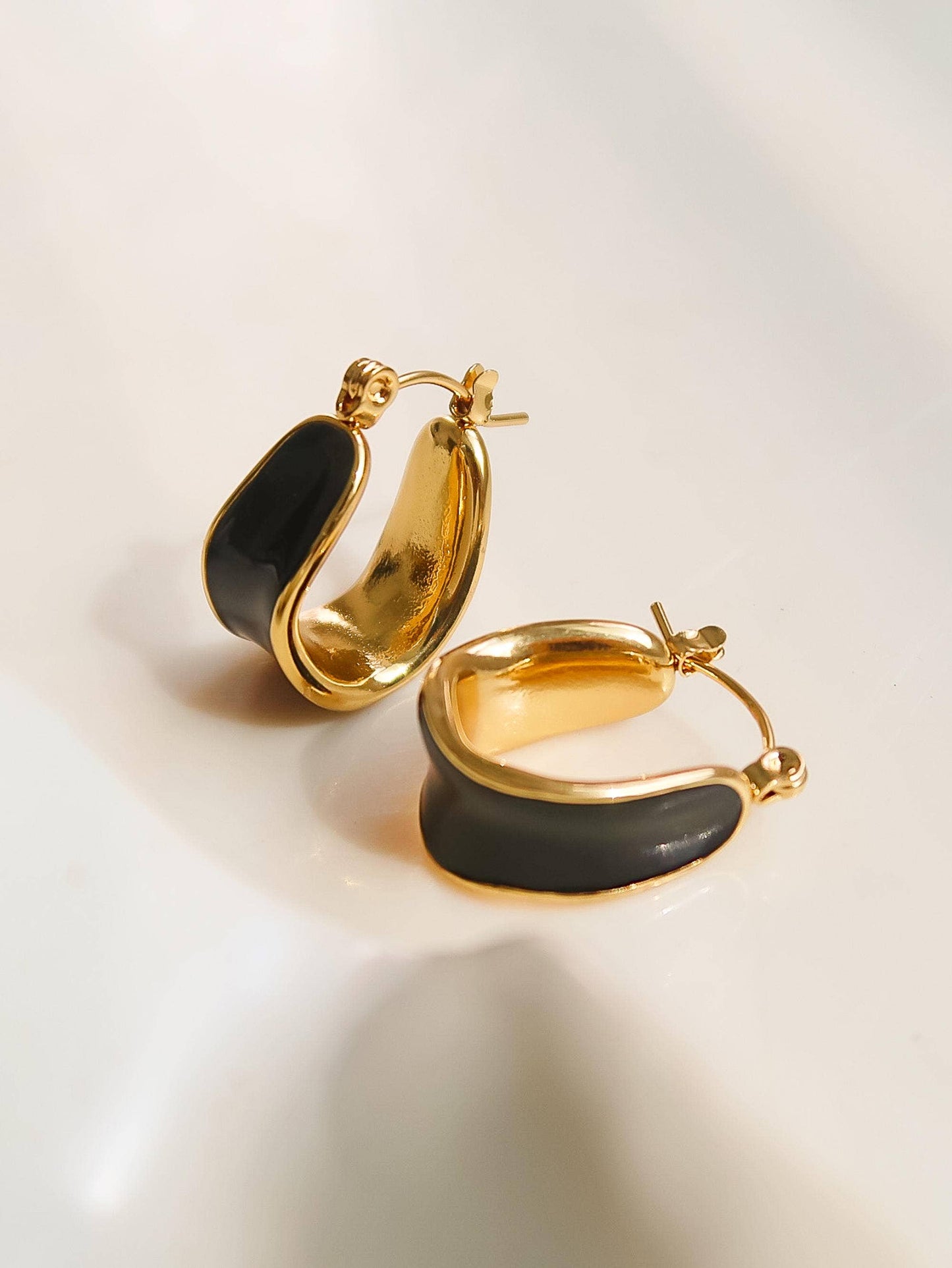 Gold Classic Hoop Earring