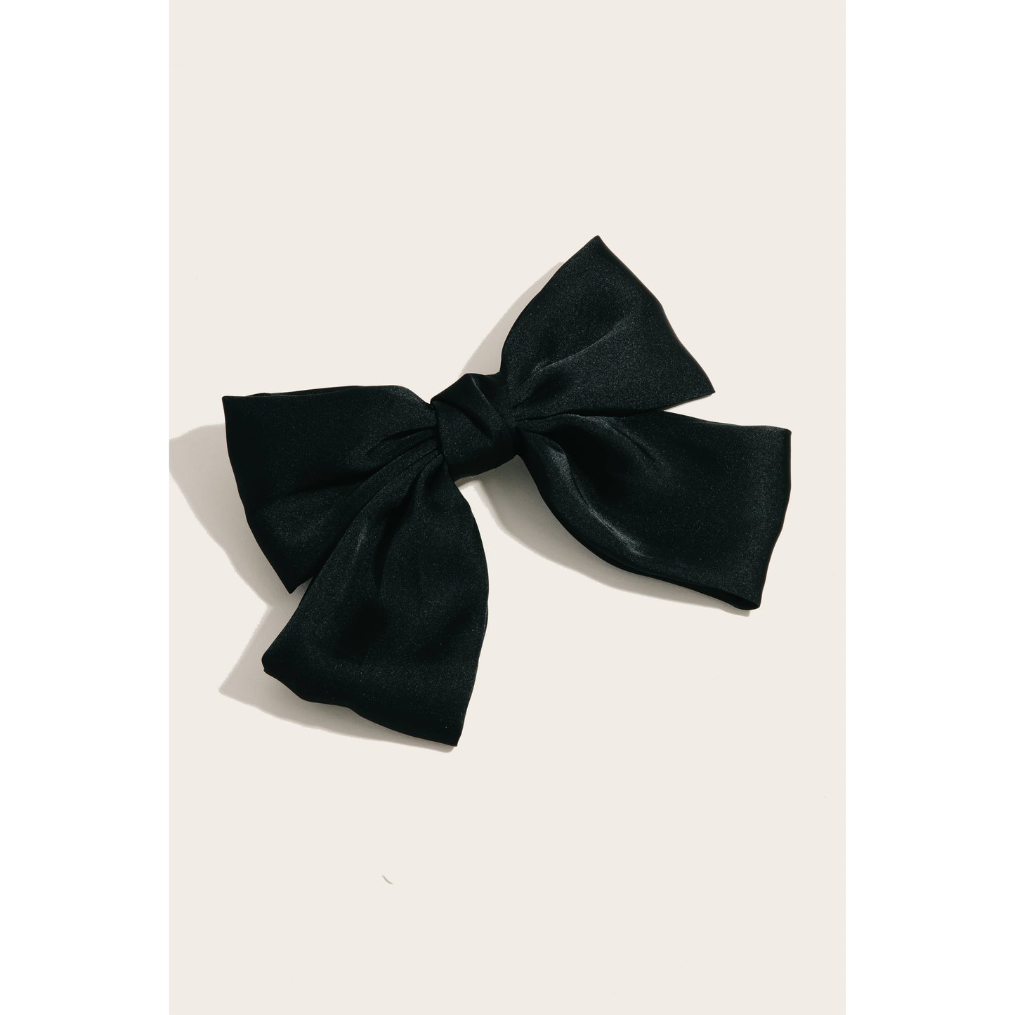 Solid Color Ribbon Bow Hair Clip