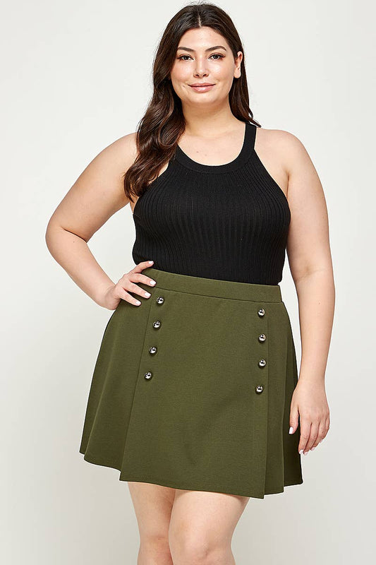 Ribbed Knit Halter Top