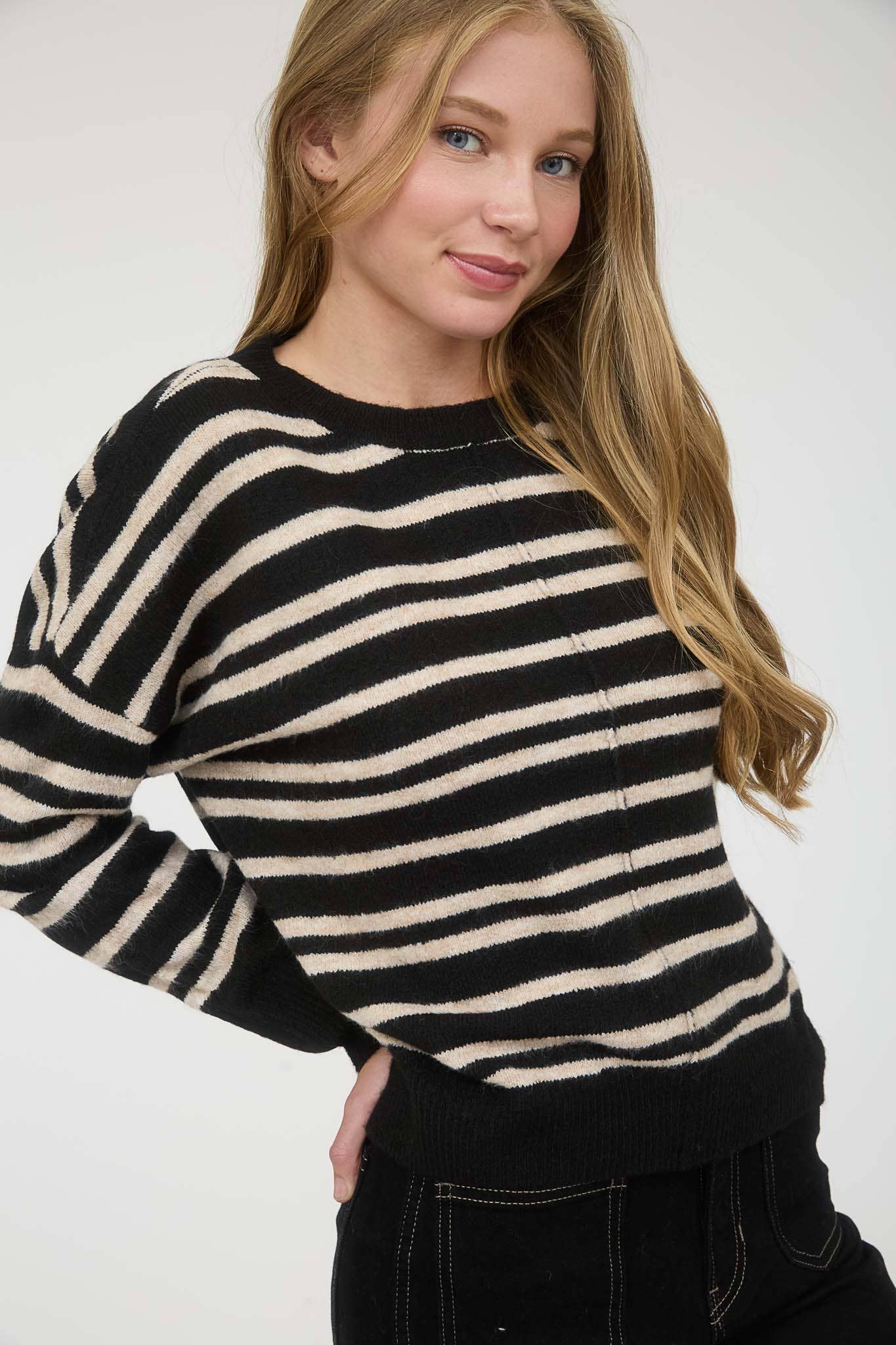 Stripe Sweater (Black)