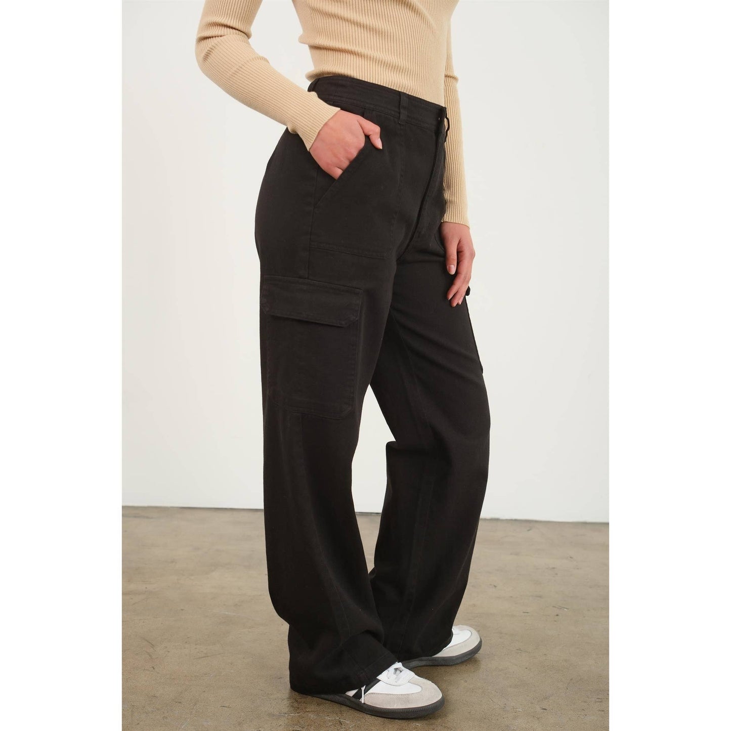 High Waist Cargo Pants