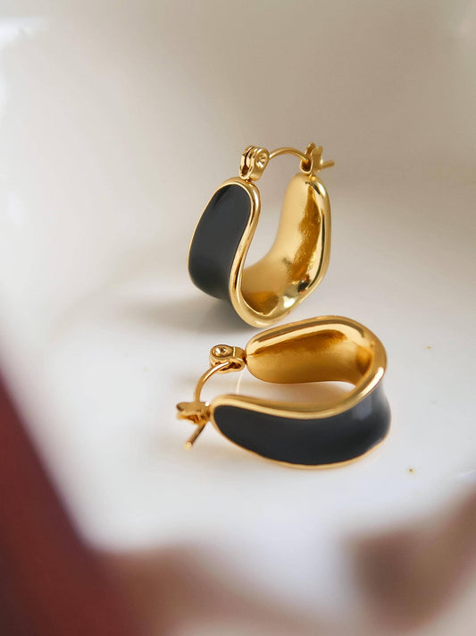 Gold Classic Hoop Earring