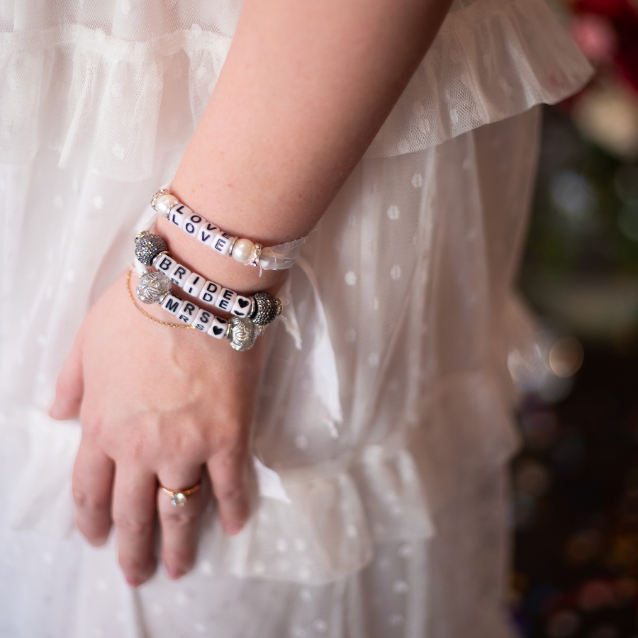 Bridal Ribbon Bracelets
