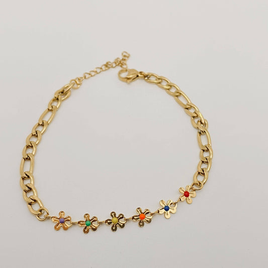 Flower Chain Bracelet