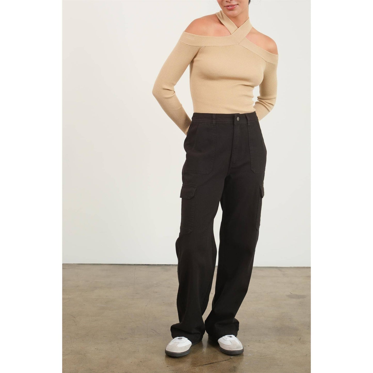 High Waist Cargo Pants