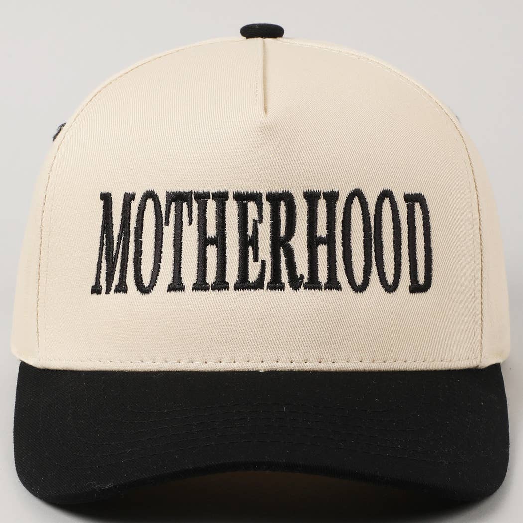 Motherhood Embroidered Trucker Hat