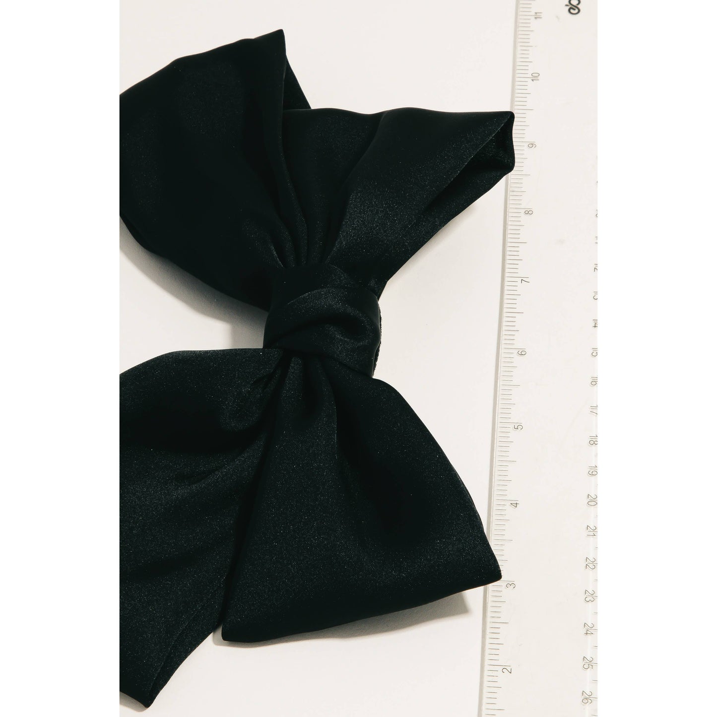 Solid Color Ribbon Bow Hair Clip