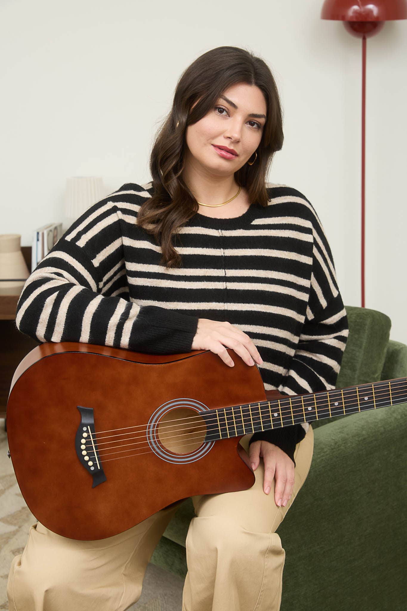 Striped Sweater (Black)